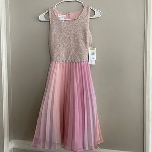 Bonnie Jean pink size 14 girls dress.